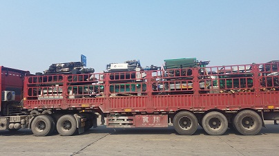 13米高栏车长沙至新疆运输